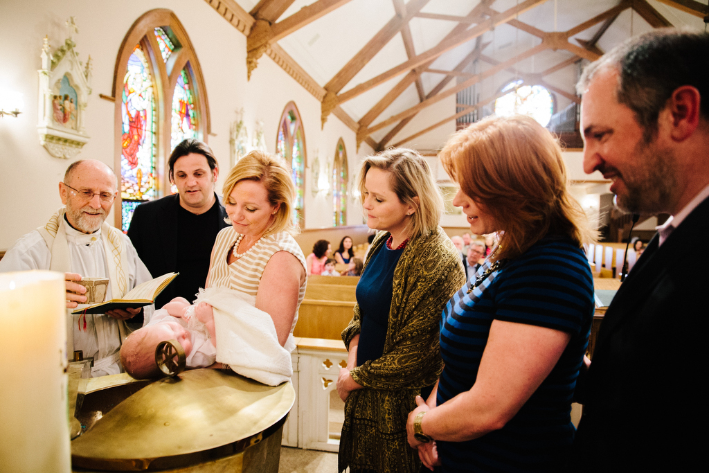 Luka's baptism at St. Anthony's Croatian Catholic Church and Artisan House was photographed by Gennia Cui of the Future Collective.